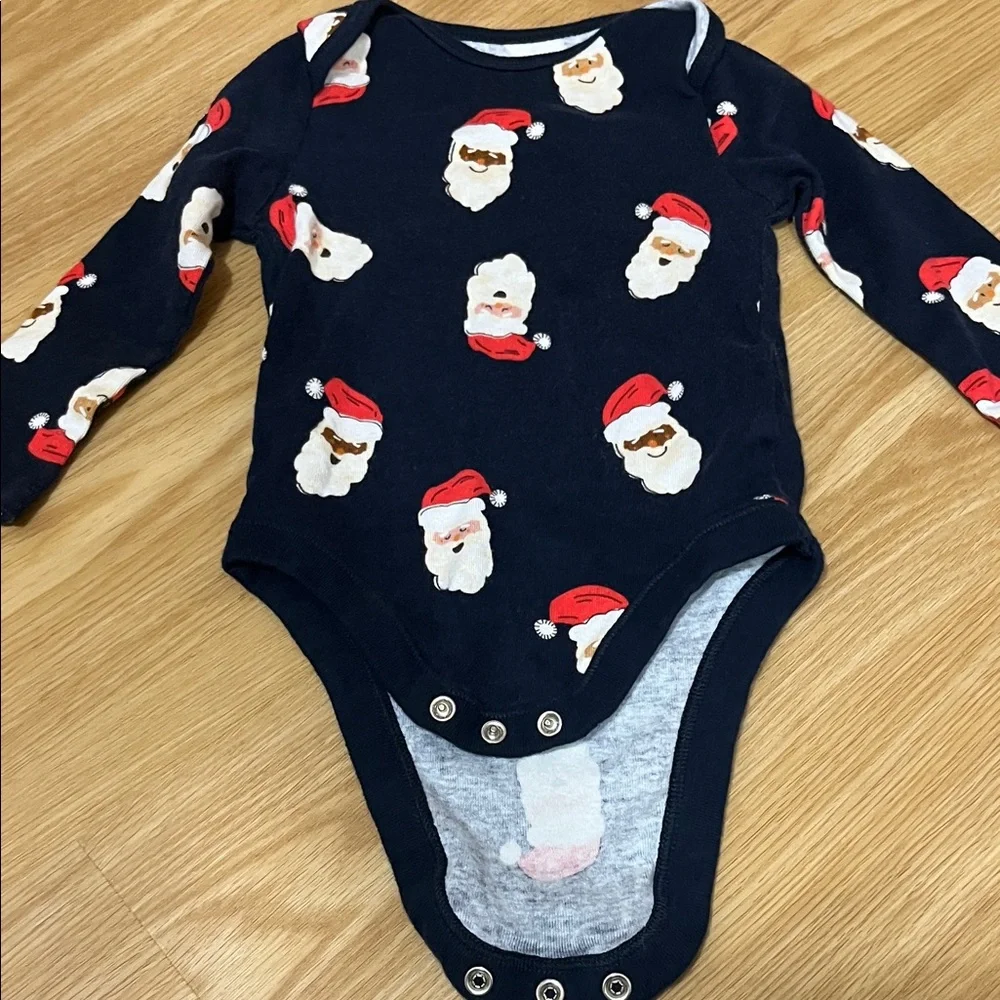 Old Navy‎ Toddler Christmas Long Sleeve Bodysuits 12-18M